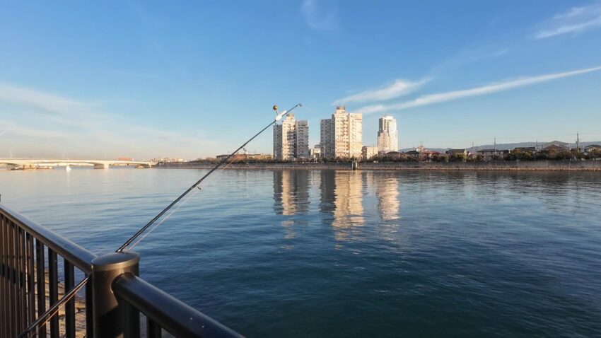 投げ釣りは置き竿でセット