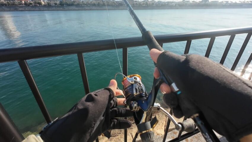 チョイ投げは引き釣り