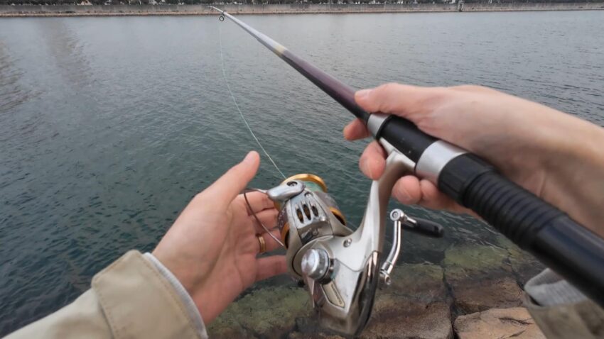 アジ狙いの投げサビキ釣り開始