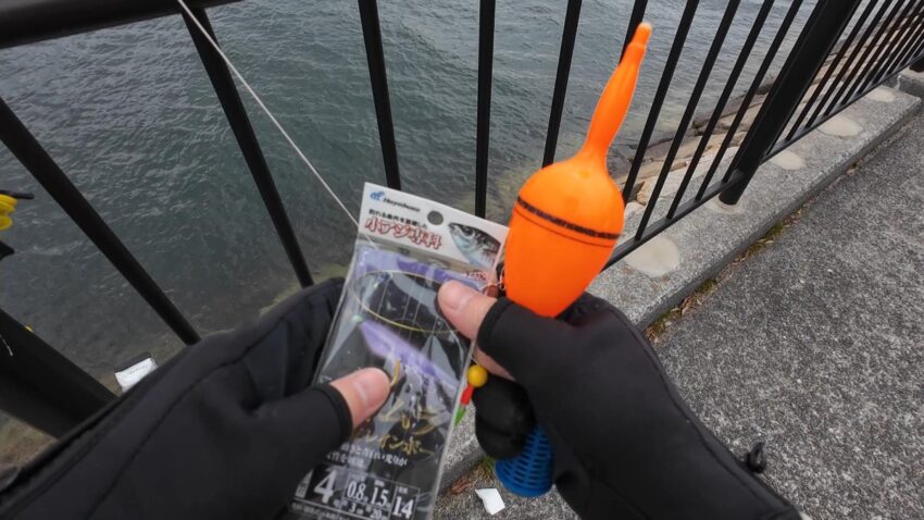 下かごの投げサビキ仕掛け