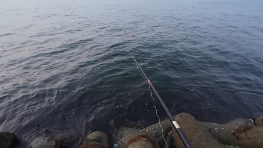 18時前に釣りスタート