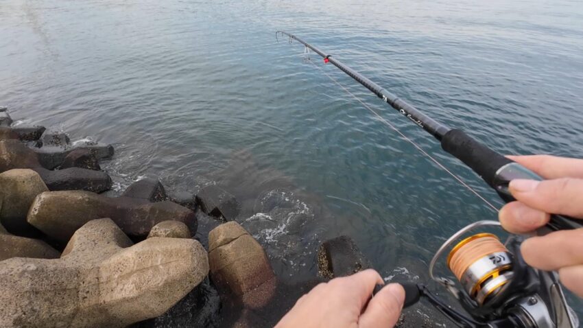 ハゼのチョイ投げ釣りスタート