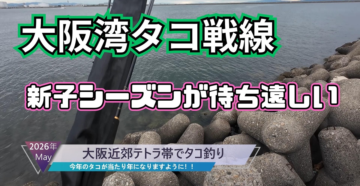 2026年大阪近郊でタコ釣り