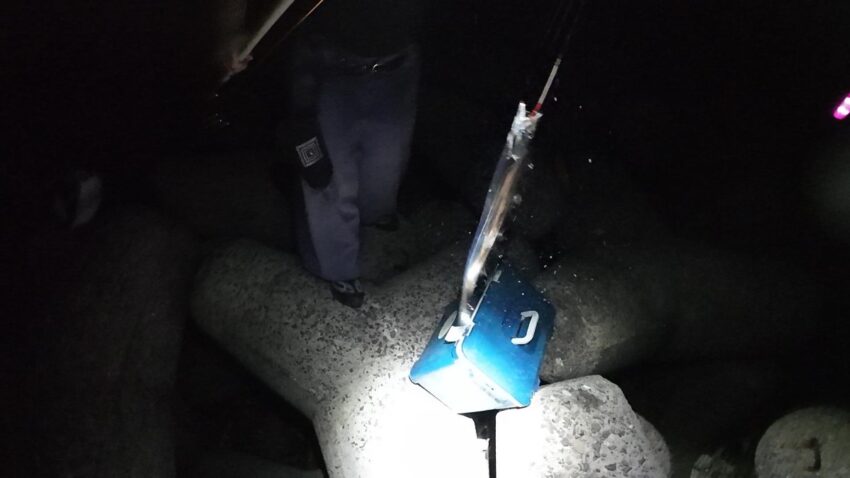指3本70cm程度の太刀魚釣果