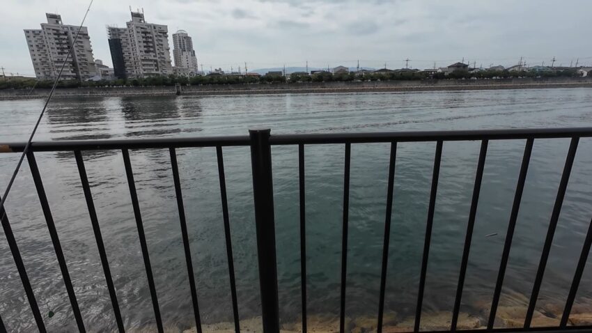 岸和田人工島水路の釣り場