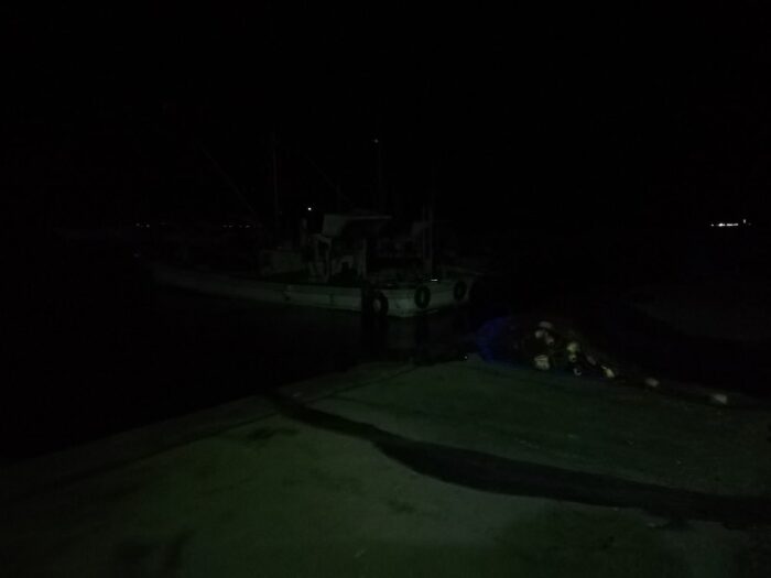 養老漁港に5時到着もまだ真っ暗