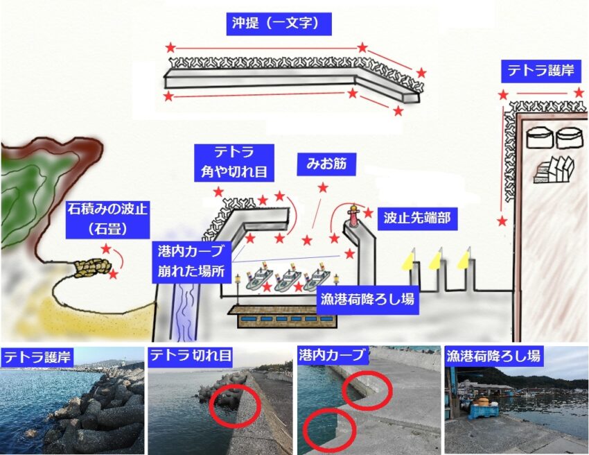 ガシラの釣り場とポイント