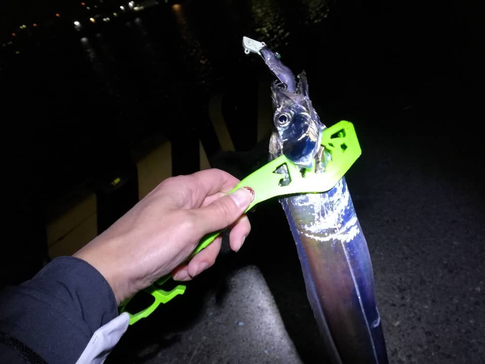 フォールスピードの遅い軽いテンヤ