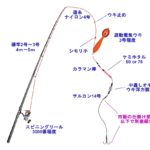 【タチウオ釣り】電気ウキ釣り仕掛けと釣り方のコツ