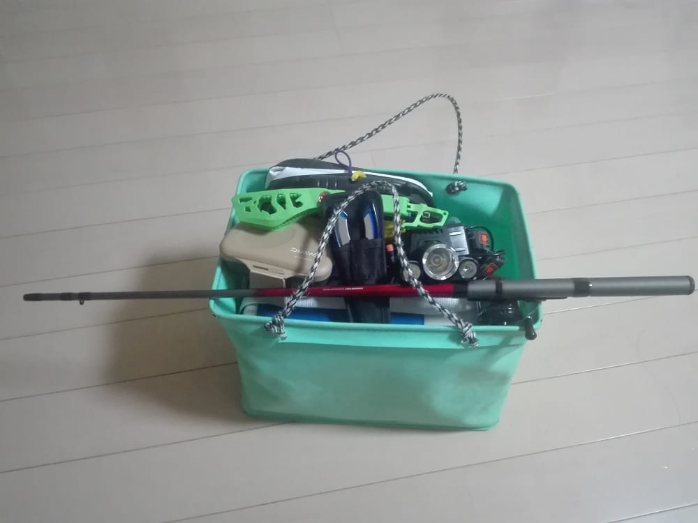 荷物を纏めるのに便利なバッカン